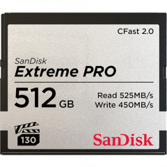 SanDisk Extreme Pro - Flash memory card - 512 GB - CFast 2.0
